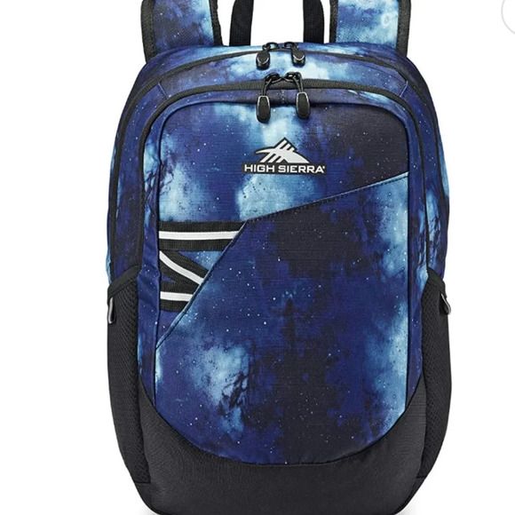 NWT High Sierra 17" Backpack Bookbag with Dedicated Laptop Sleeve, Space - Picture 2 of 4